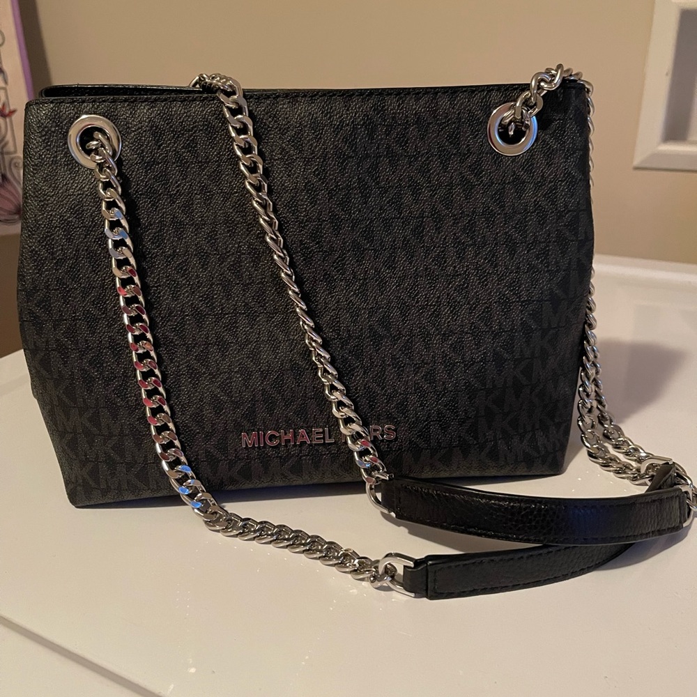 Michael Kors black logo crossbody